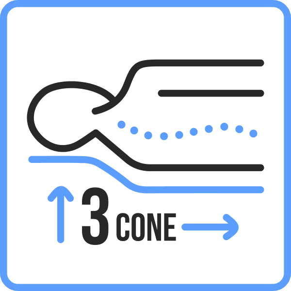 Značilnosti: triconsko jedro